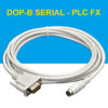 Cáp kết nối HMI DOP serial A và DOP serial B của Delta với PLC FX Mitsubishi