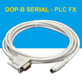 Cáp kết nối HMI DOP serial A và DOP serial B của Delta với PLC FX Mitsubishi